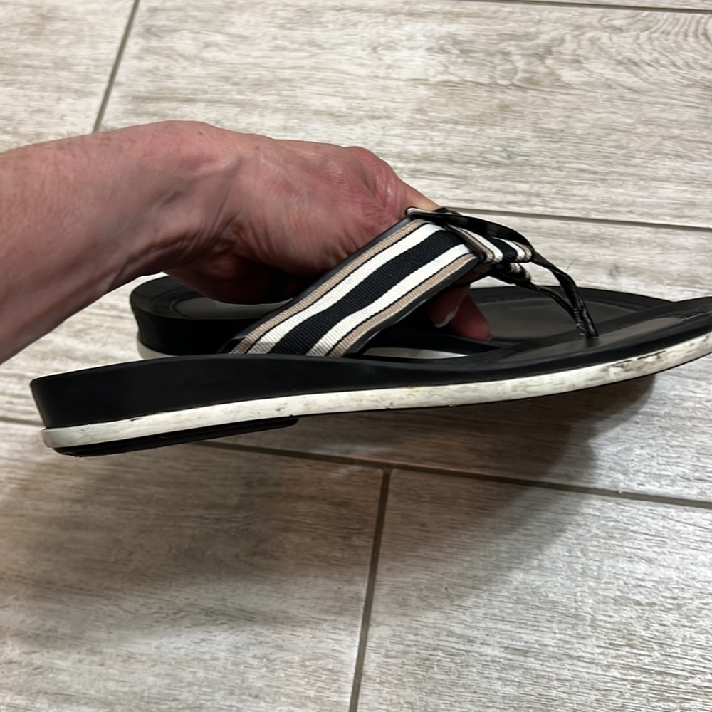 Keds Striped Ribbon Sandals-Size 7M - Picture 3 of 9